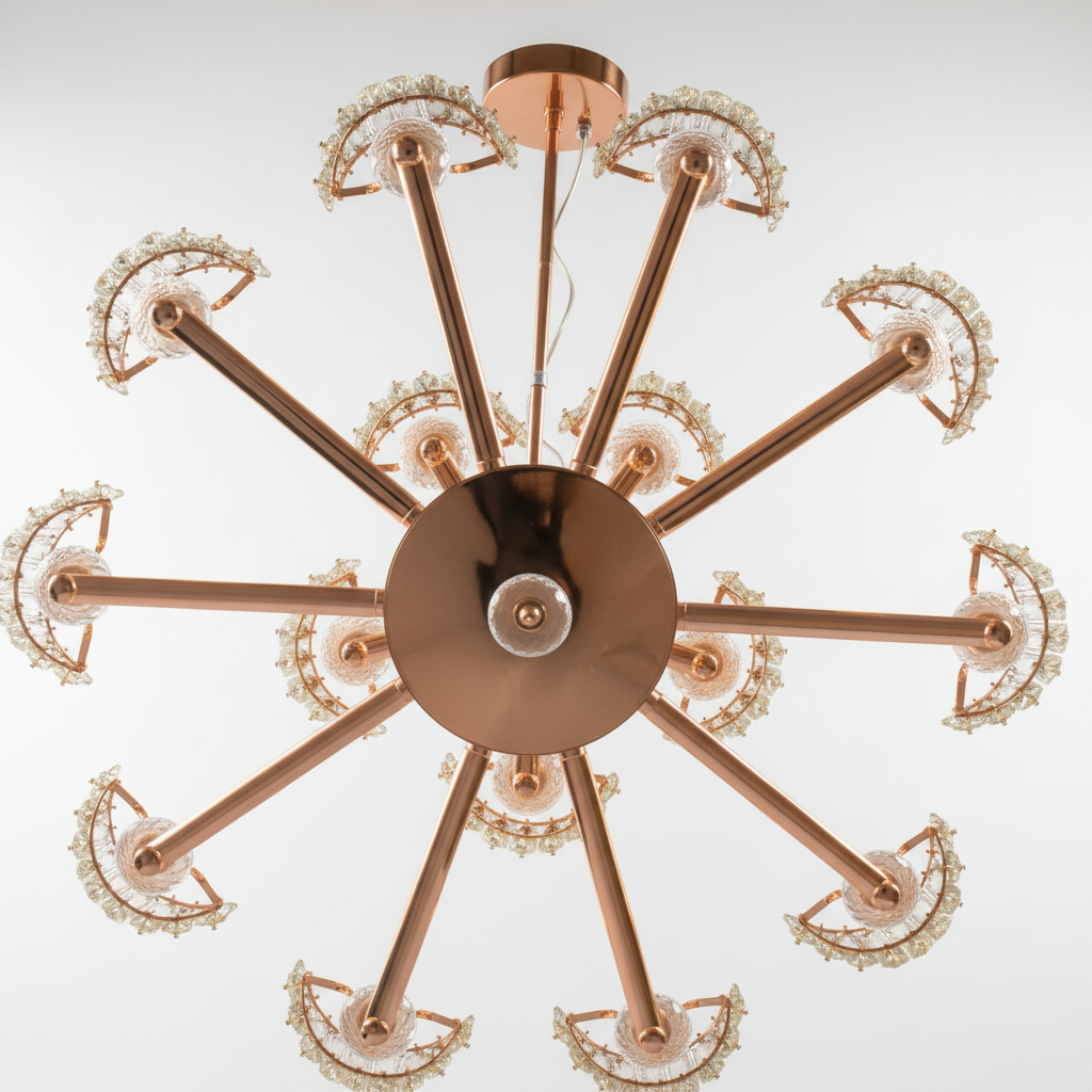 Crystal Pendant Chandelier for Living Room