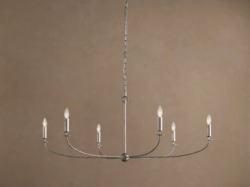 Arnett Round Chandelier in Silver