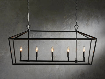 Garnet Rectangular Chandelier