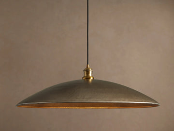 Recycled Metal Fan Pendant