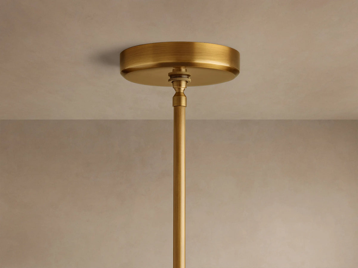 Edith 18" Round Pendant in Brass (2 of 6)