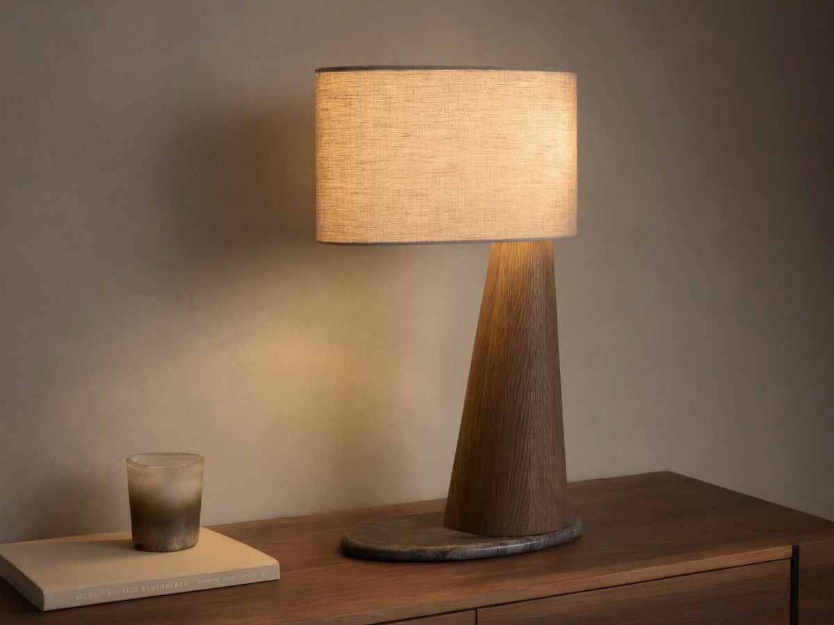 Roux Table Lamp in Brown (1 of 4)