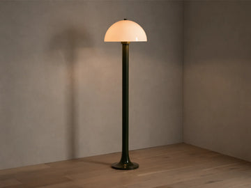Jocy Floor Lamp with Opal Shade in Green (3 of 3)