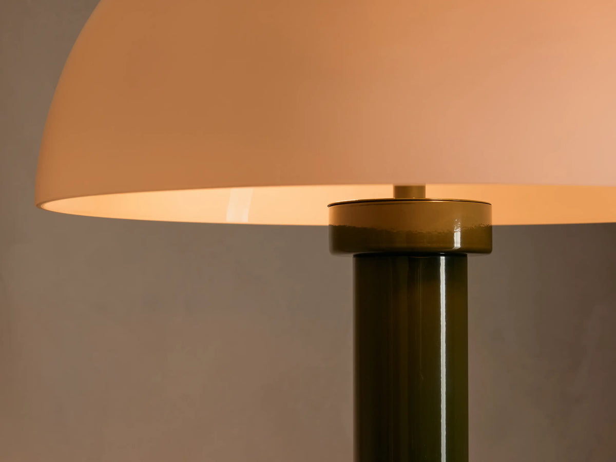 Jocy Floor Lamp with Opal Shade in Green (2 of 3)