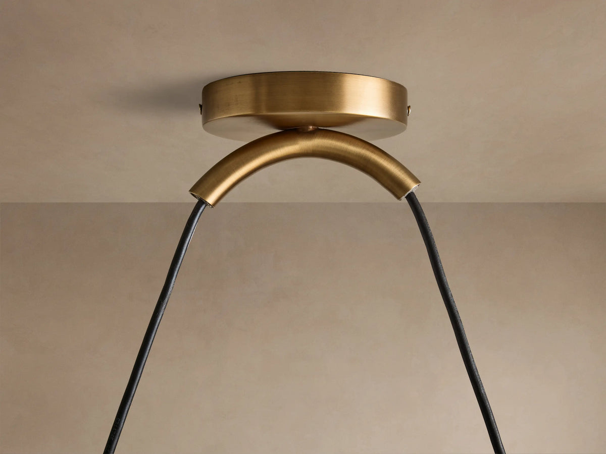 Sagamore 2 Light Pendant in Brass (5 of 5)