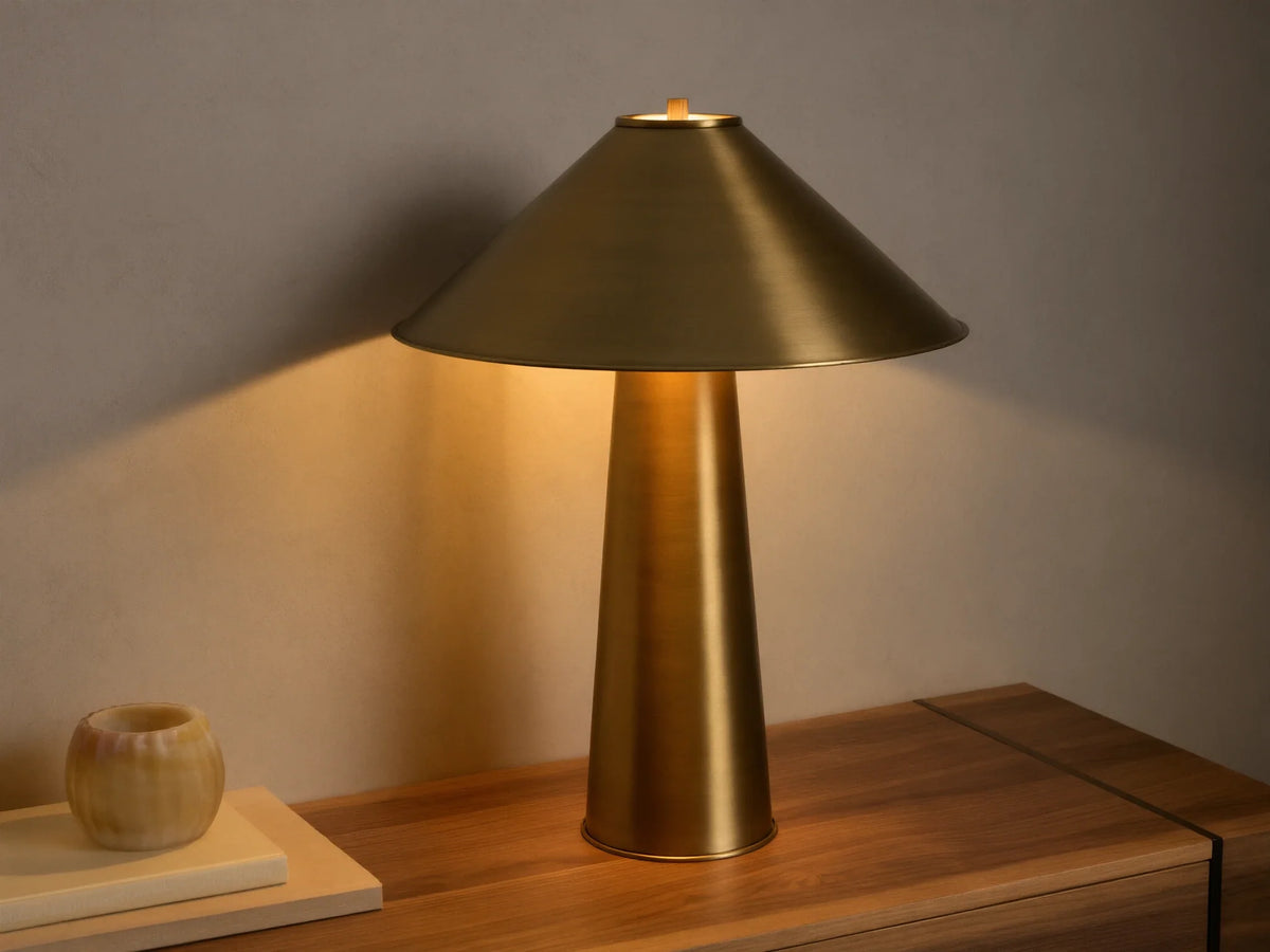 Ombra Table Lamp in Brass (1 of 3)