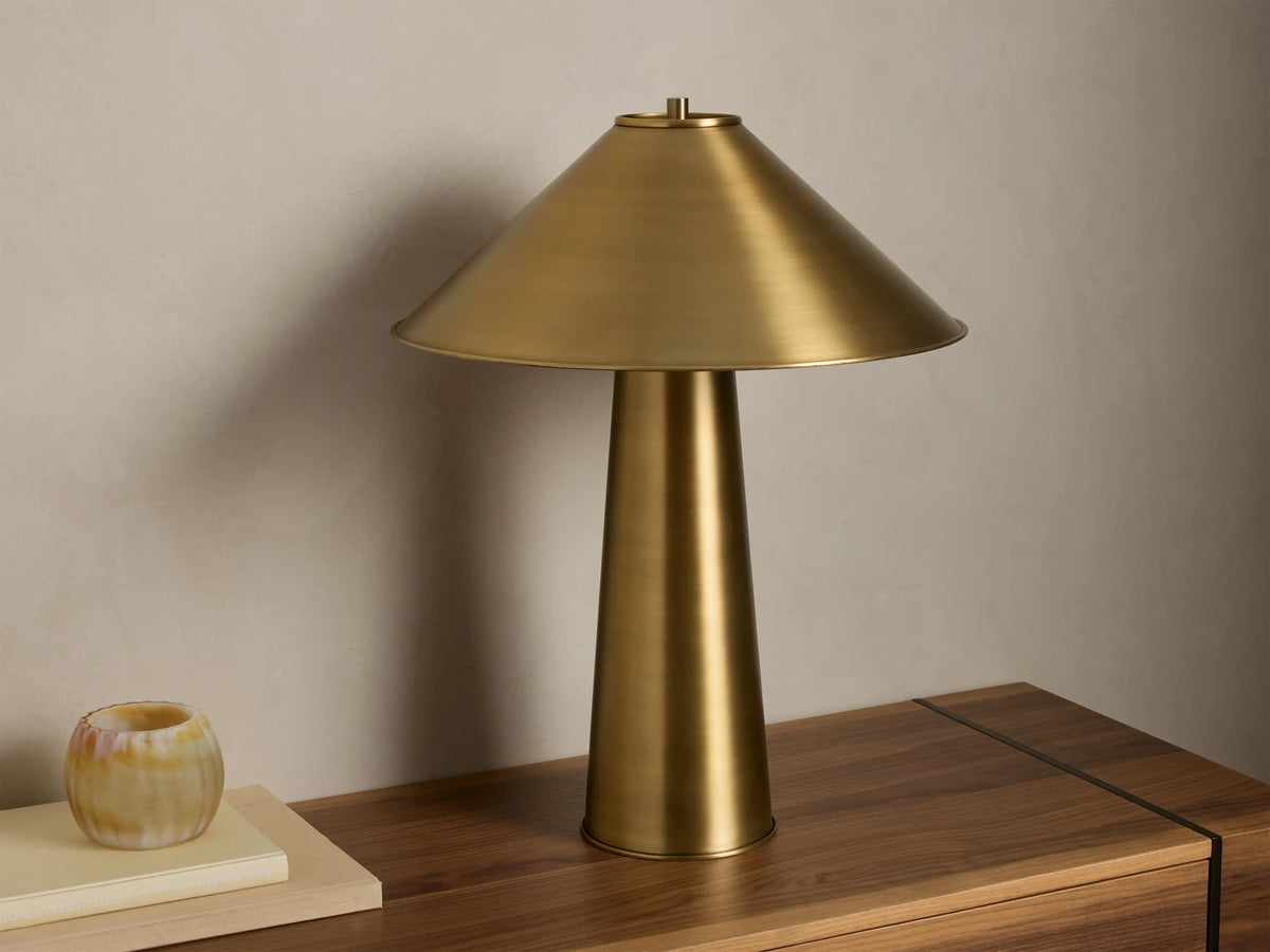 Ombra Table Lamp in Brass (1 of 3)