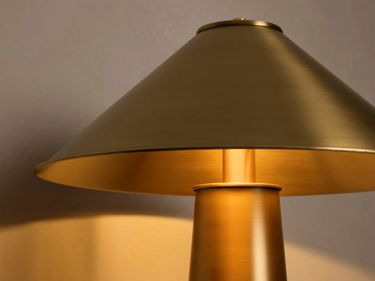 Ombra Table Lamp in Brass (2 of 3)