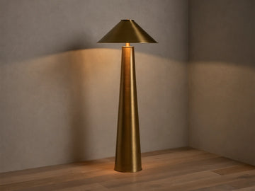Ombra Floor Lamp in Brass (1 of 3)
