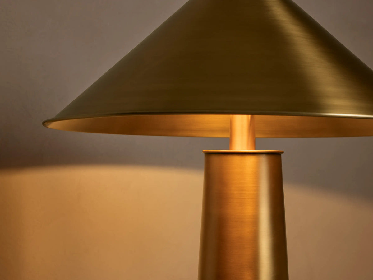 Ombra Floor Lamp in Brass (3 of 3)