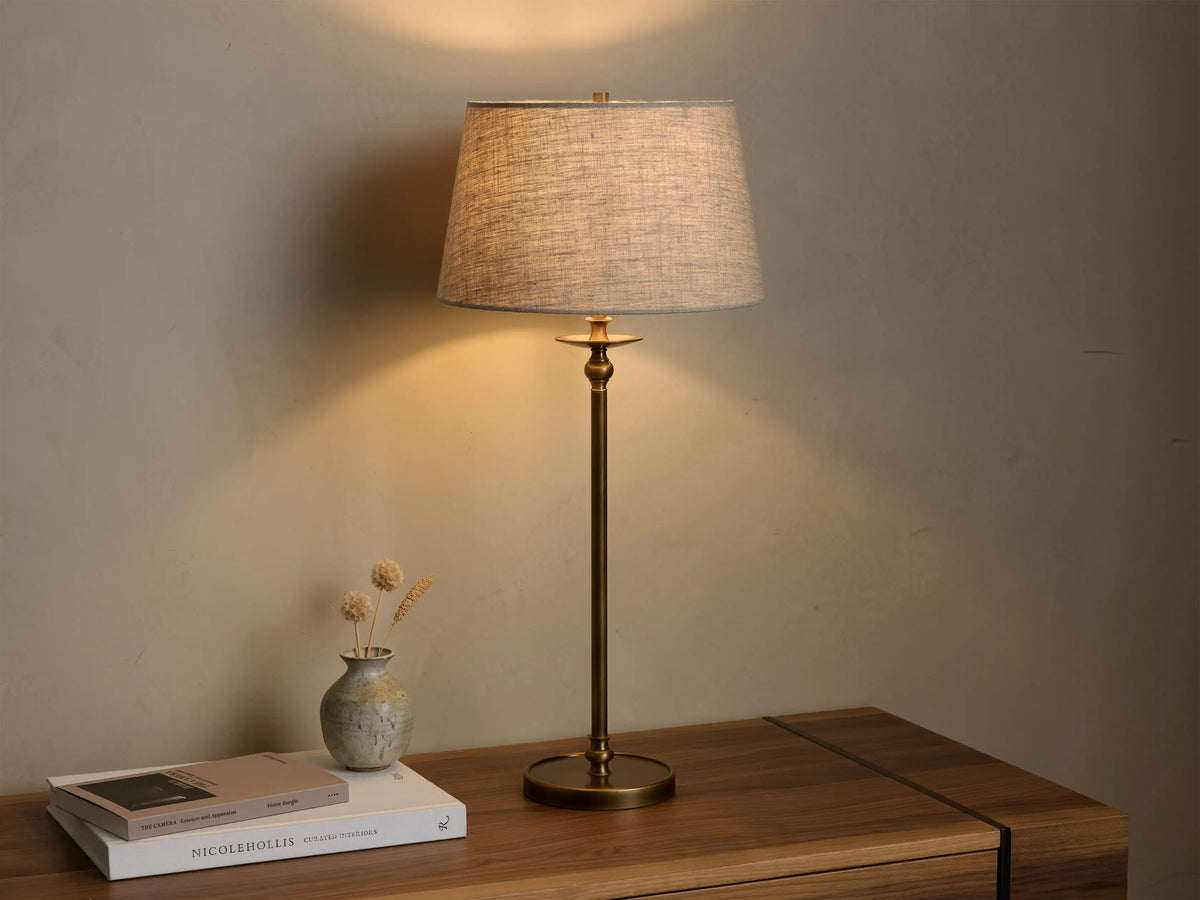 FLAX / ANTIQUE BRASS