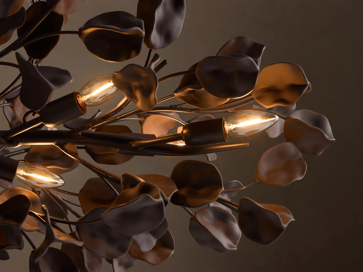 Lunaria 54" Linear Chandelier in Bronze/Ebony (3 of 4)