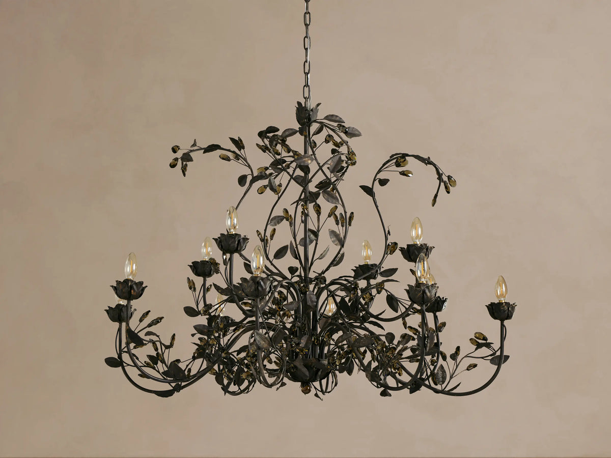 Nicoletta 48" Round Chandelier in Bronze (1 of 6)