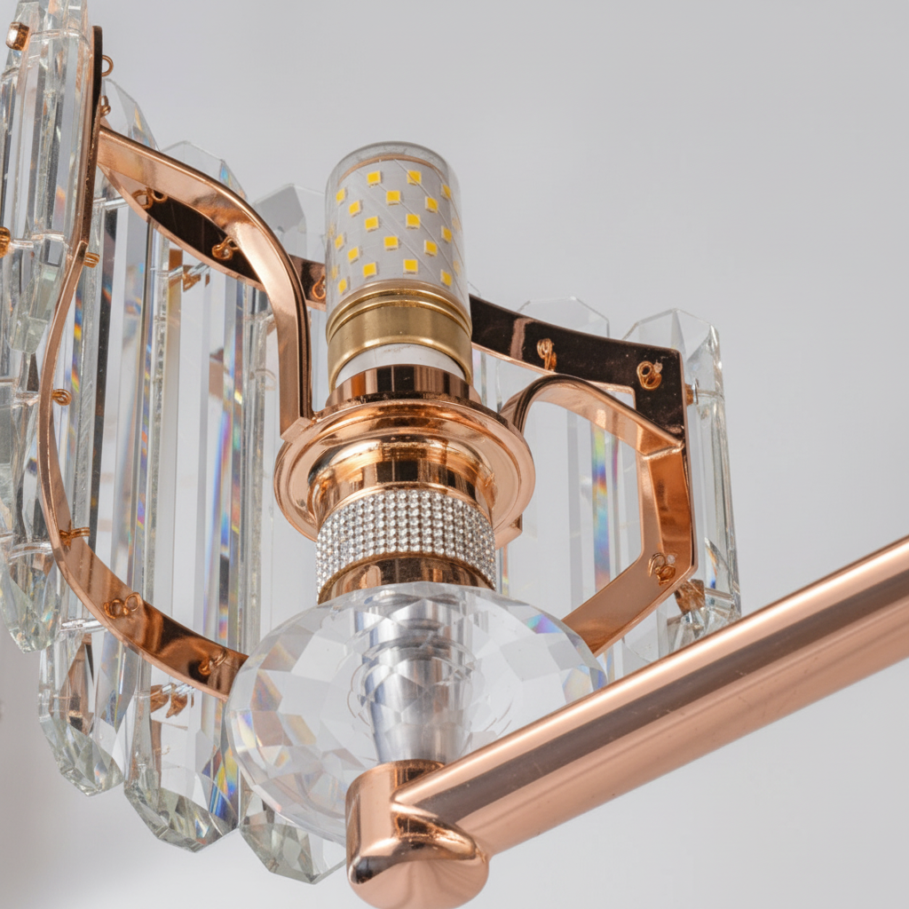 Crystal Pendant Chandelier for Living Room